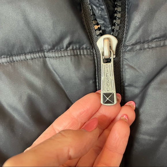 Diesel real down womens belted jacket. - Picture 3 of 10